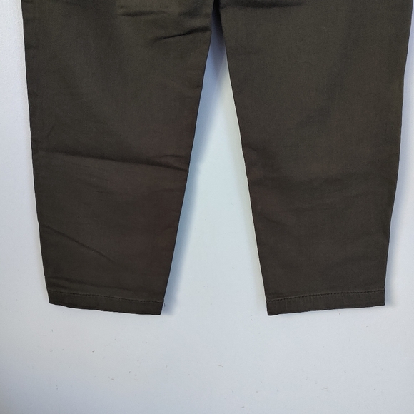 Roots Utility Pants French Terry Patch Pocket Ankle Length Size 8 - Picture 13 of 15